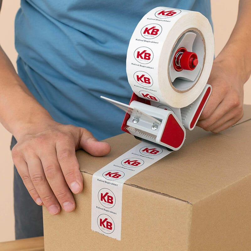 3m tape med logo og hotmelt klæber