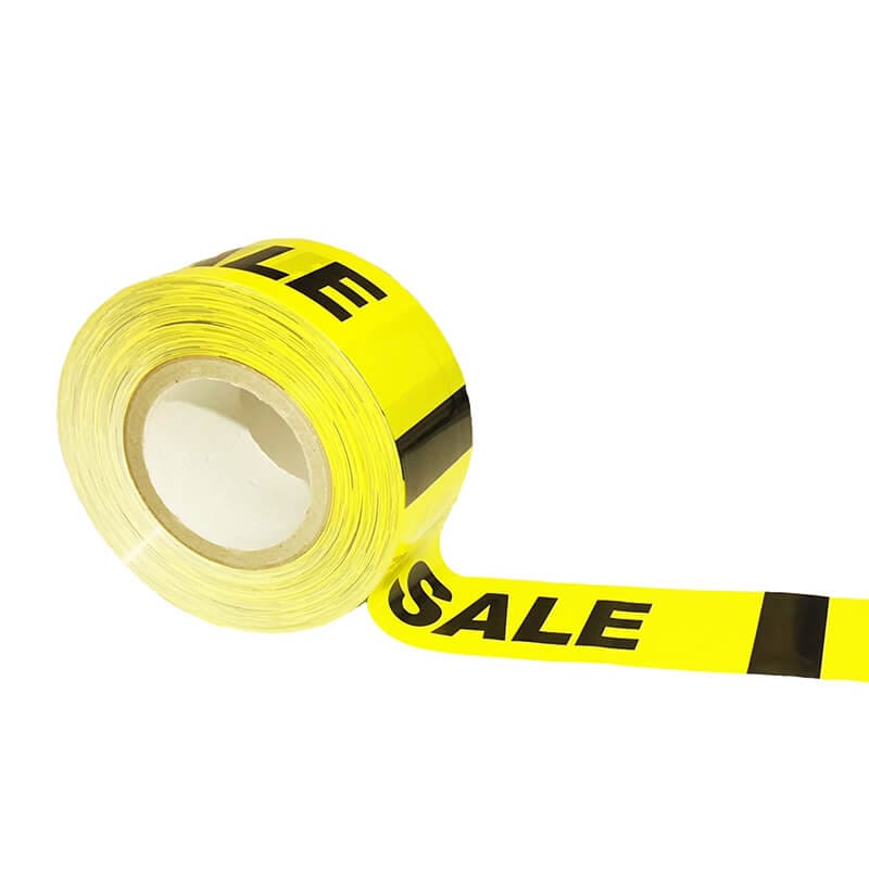 Gul-sort-Sale-afspærringsbaand Gul tape SALE